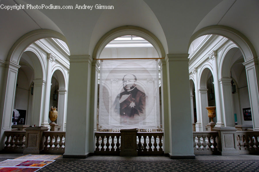 Aisle, Corridor, Arched, Arch, Reception Room, Room, Waiting Room
