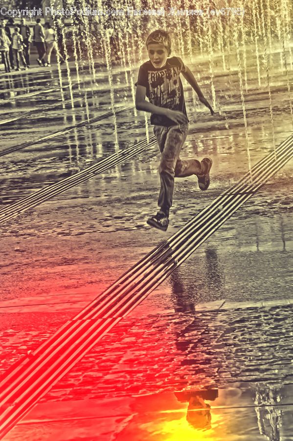 People, Person, Human, Water, Leisure Activities, Brick, Female