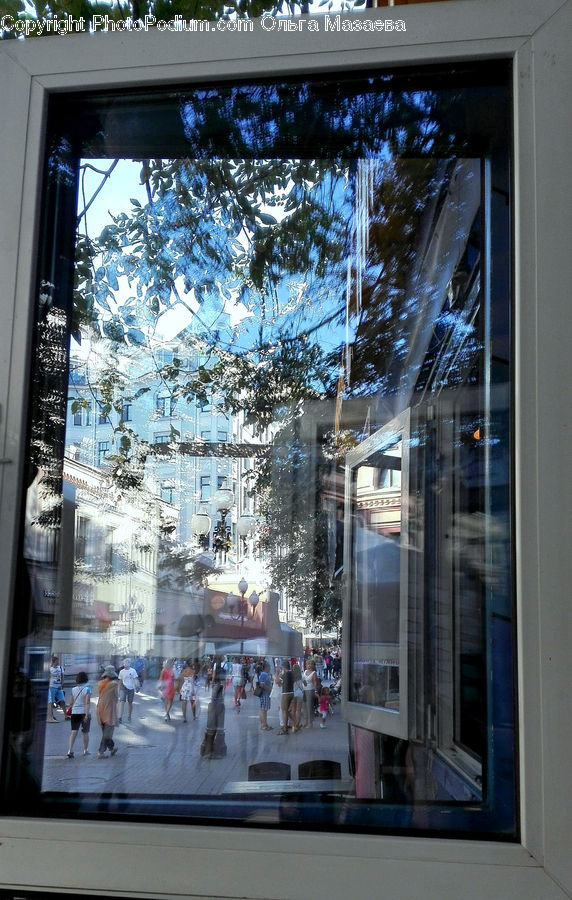Architecture, Downtown, Plaza, Town Square, Crowd, Pedestrian, Person