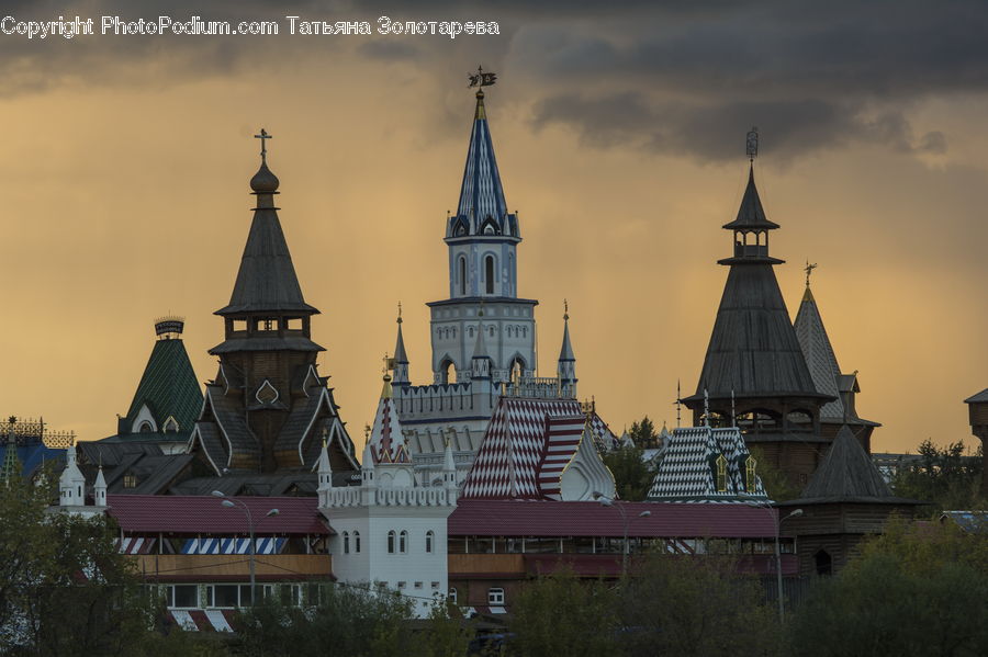 Architecture, Castle, Fort, Bell Tower, Clock Tower, Tower, Mansion