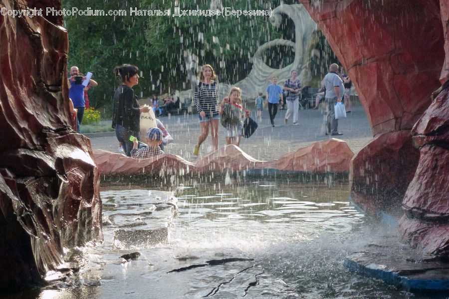 People, Person, Human, Bbq, Food, Fountain, Water
