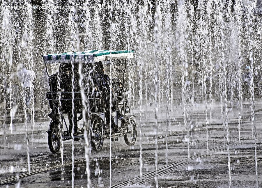Bicycle, Bike, Vehicle, Brick, Water