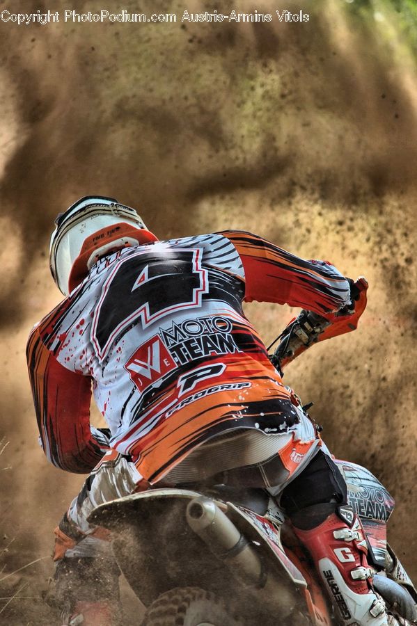 Motocross, Motorcycle, Motor, Vehicle, Dirt Road, Gravel, Road