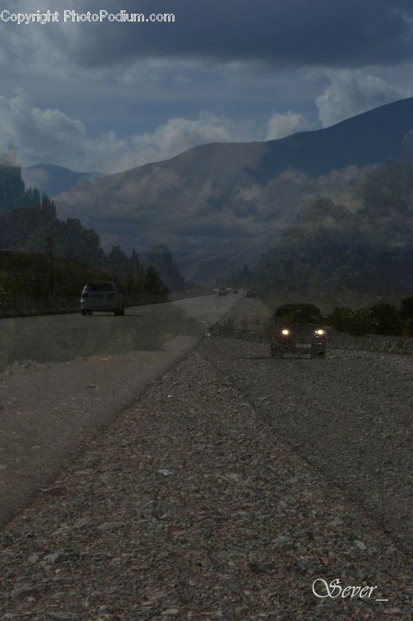 Dirt Road, Gravel, Road, Landscape, Nature, Scenery, Asphalt