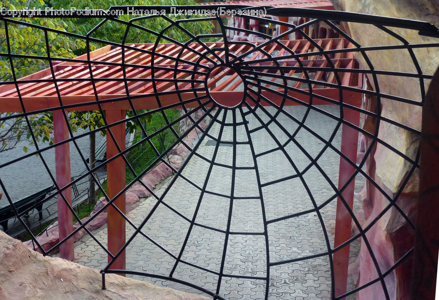 Art, Stained Glass, Architecture, Dome, Cobblestone, Pavement, Walkway