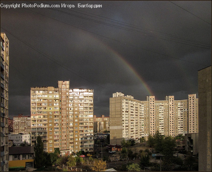 Apartment Building, Building, High Rise, Housing, City, Downtown, Metropolis