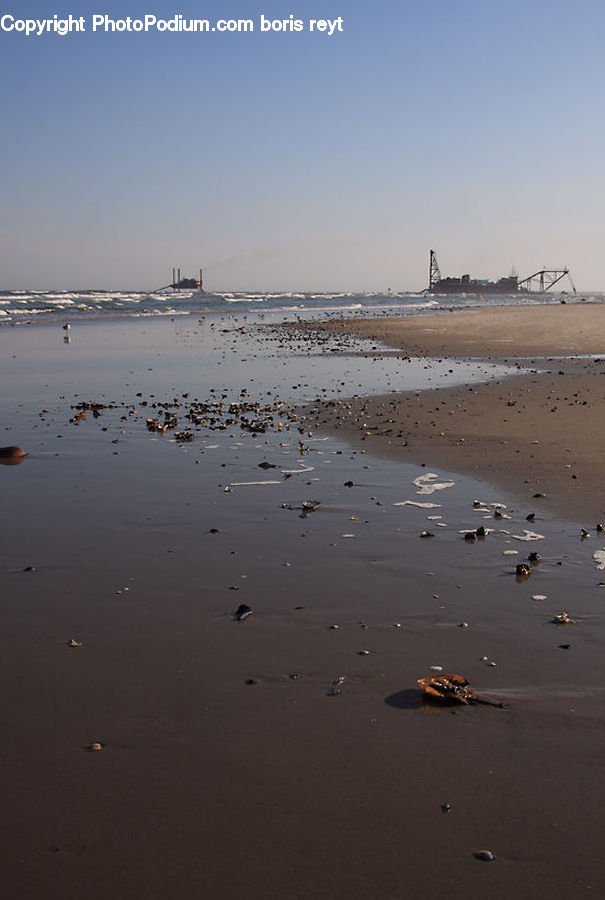 Beach, Coast, Outdoors, Sea, Water, Sand, Soil