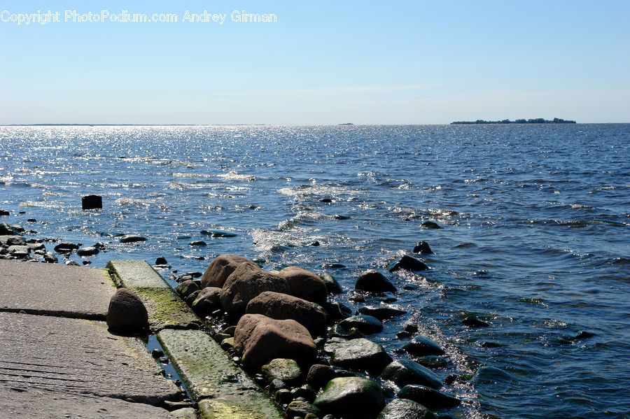 Coast, Outdoors, Sea, Water, Rock, Dock, Landing