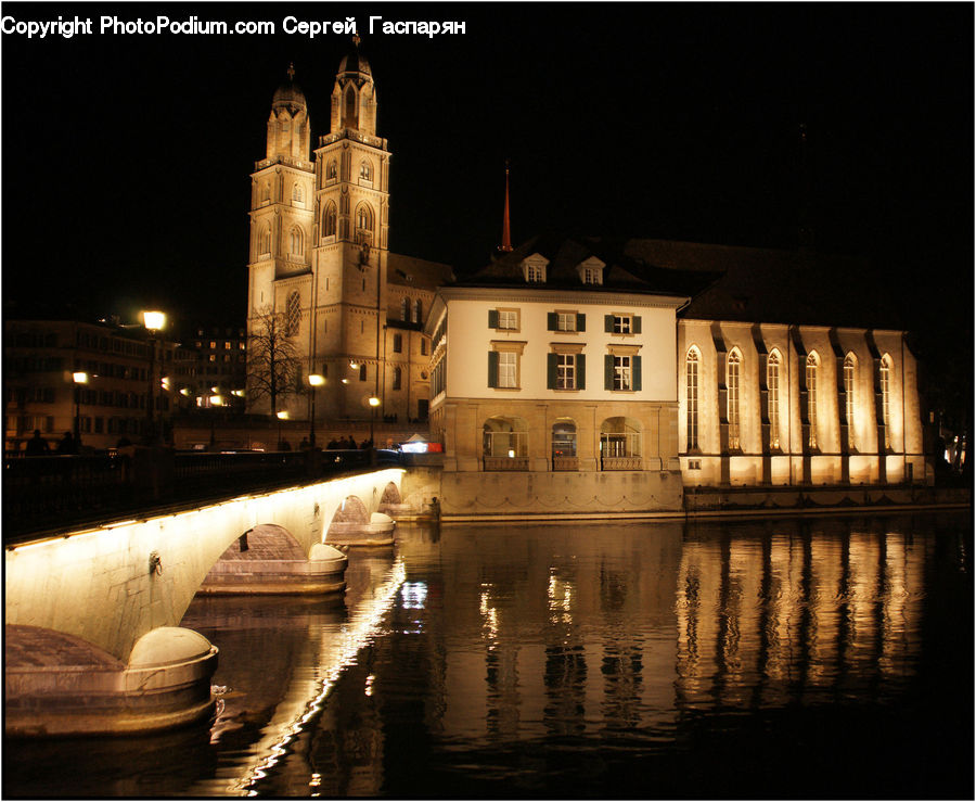Canal, Outdoors, River, Water, Architecture, Downtown, Plaza