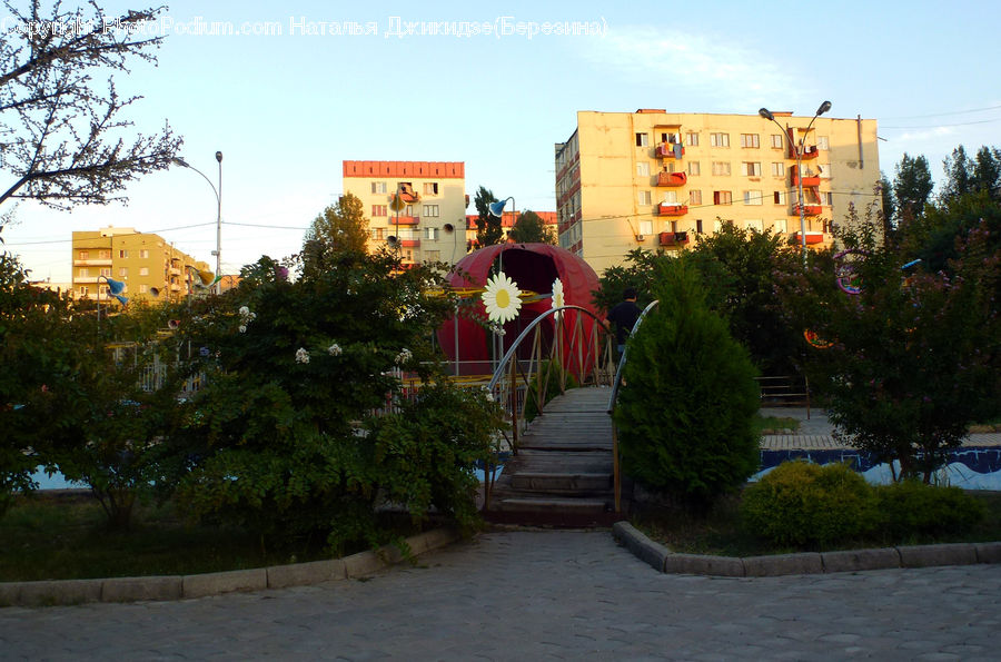 Apartment Building, Building, High Rise, Housing, Downtown, Neighborhood, Town