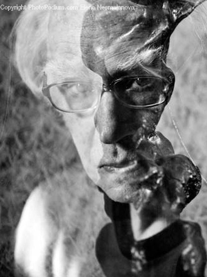 Art, Sculpture, Statue, Person, Portrait, People