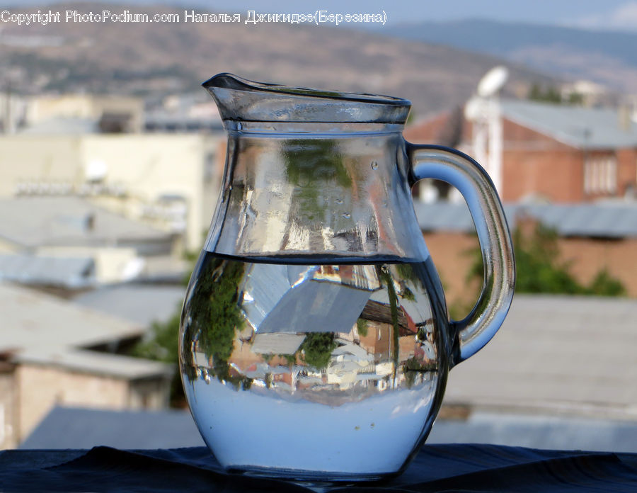 Jug, Pitcher, Water Jug, Glass, Collage, Poster, Coffee Cup