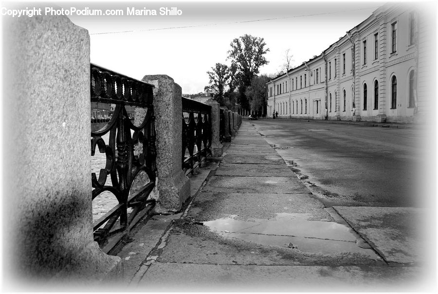Tomb, Chair, Furniture, Boardwalk, Path, Pavement, Sidewalk