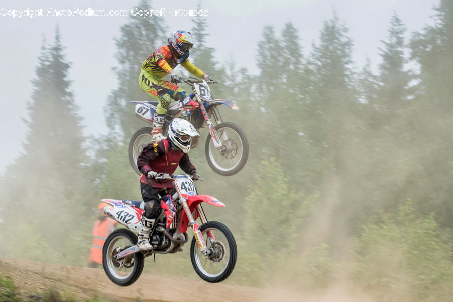 Motocross, Motorcycle, People, Person, Human, Bicycle, Bike