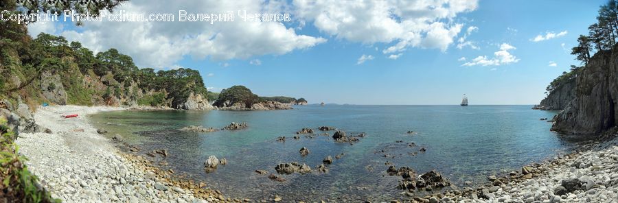 Beach, Coast, Outdoors, Sea, Water, Promontory, Cove