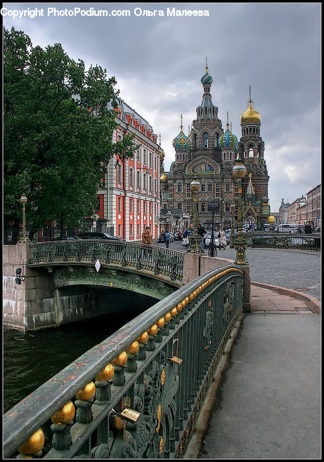 Bridge, City, Downtown, Canal, Outdoors, River, Water