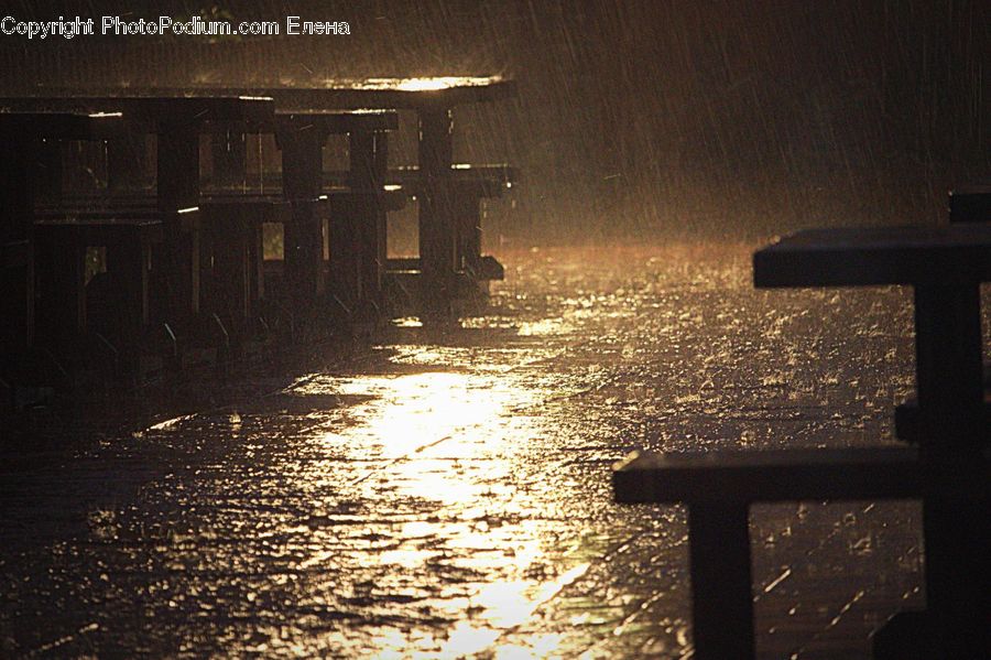 Gate, Torii, Patio, Pergola, Porch, Cabin, Hut