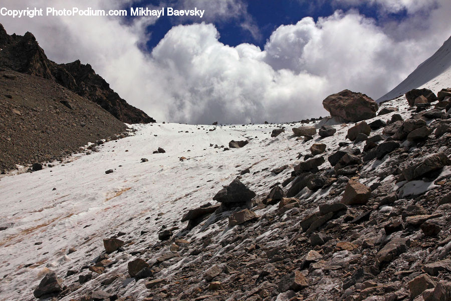 Alps, Crest, Mountain, Peak, Rock, Ground, Soil