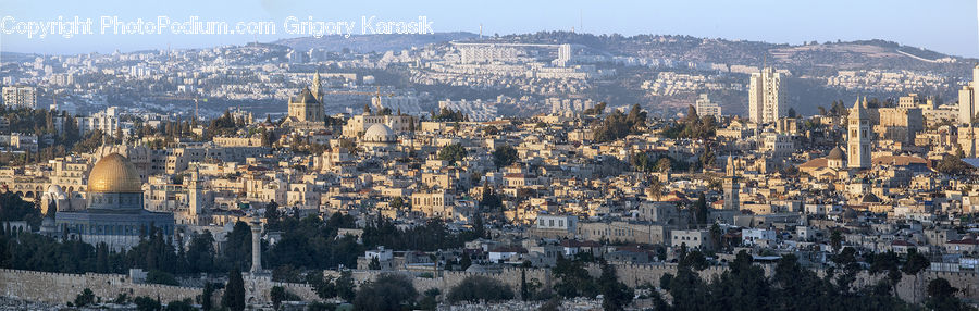 City, Downtown, Metropolis, Urban, Architecture, Cathedral, Church