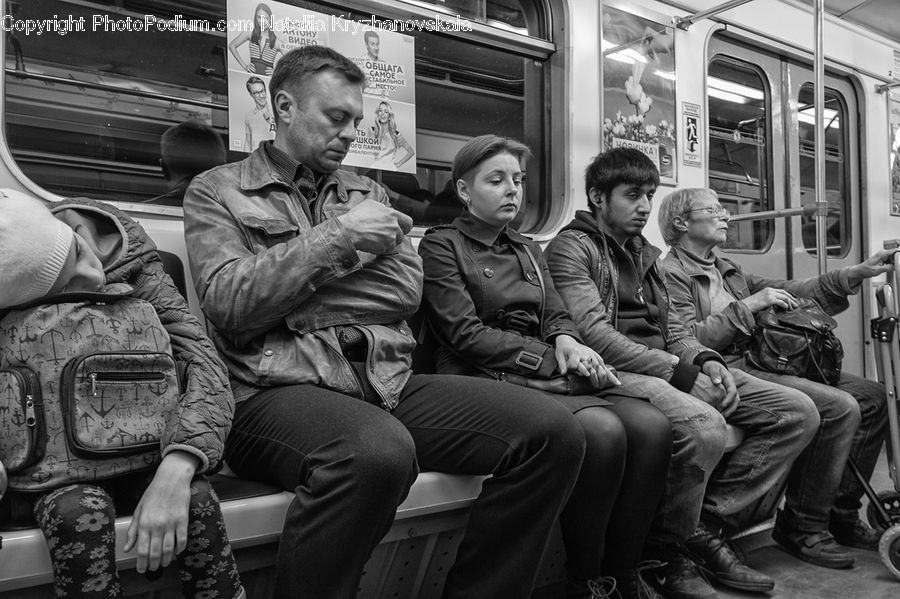People, Person, Human, Subway, Train, Train Station, Vehicle