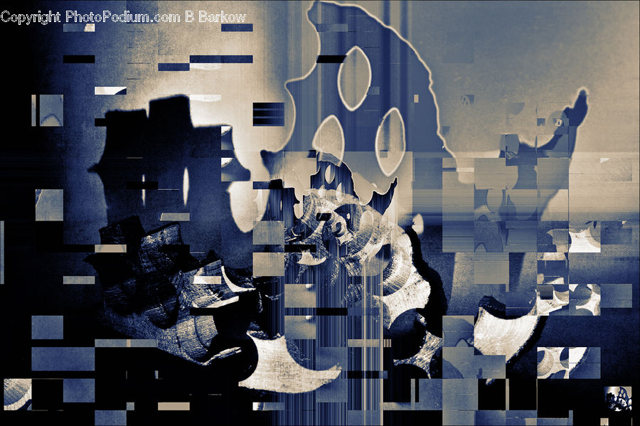 Collage, Poster, Silhouette, Art, Modern Art, Indoors, Interior Design