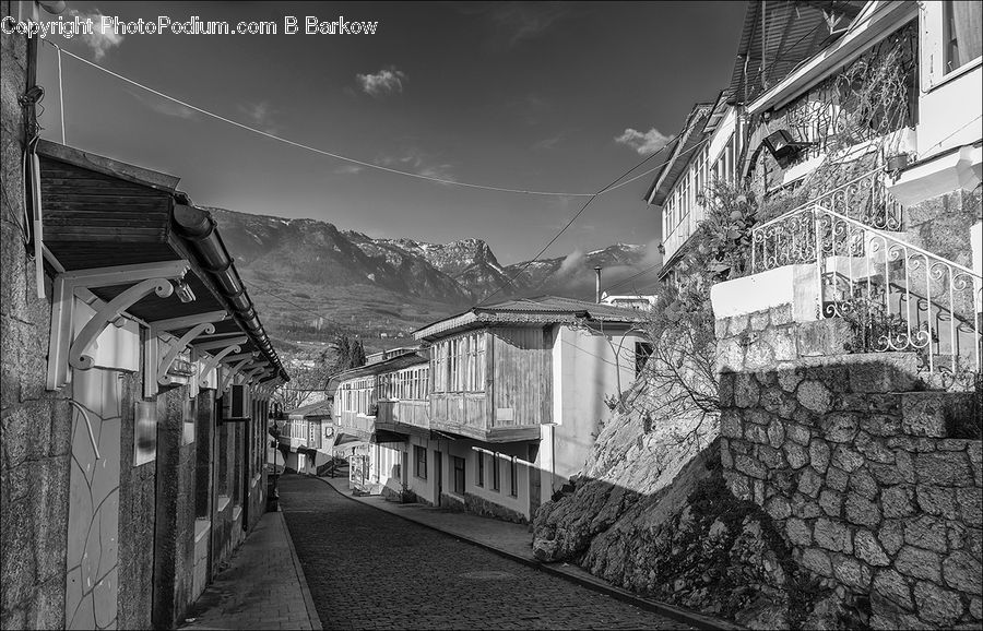 Alley, Alleyway, Road, Street, Town, Building, Downtown
