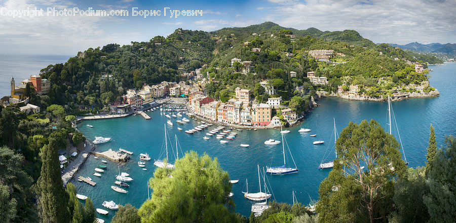 Hotel, Resort, Coast, Island, Land, Sea, Harbor