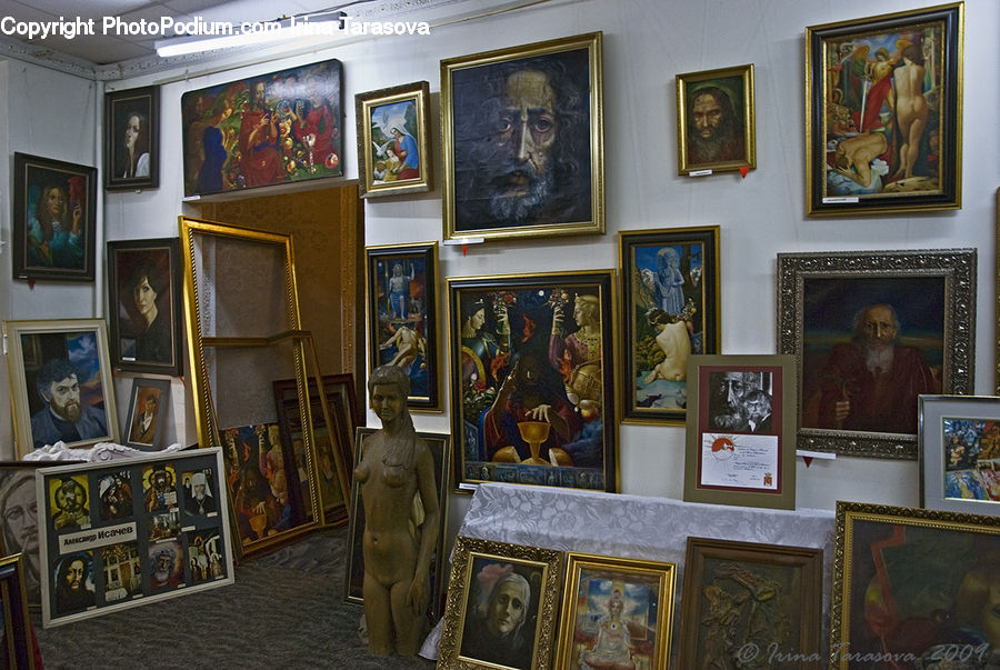 People, Person, Human, Art, Art Gallery, Painting, Brass Section