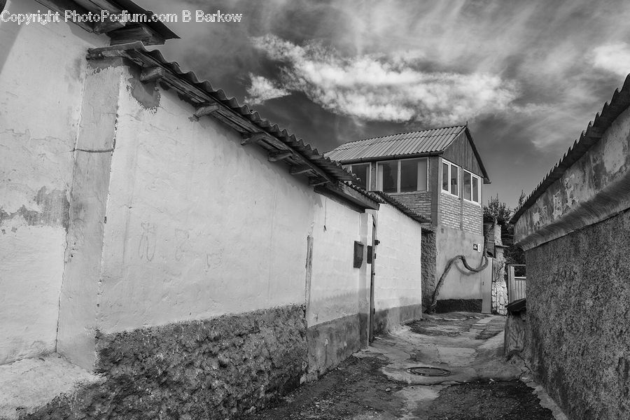 Alley, Alleyway, Road, Street, Town, Building, Downtown