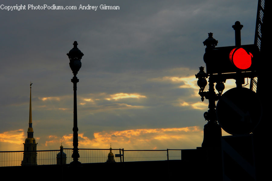 Silhouette, Dusk, Outdoors, Sky, Sunlight, Sunrise, Sunset