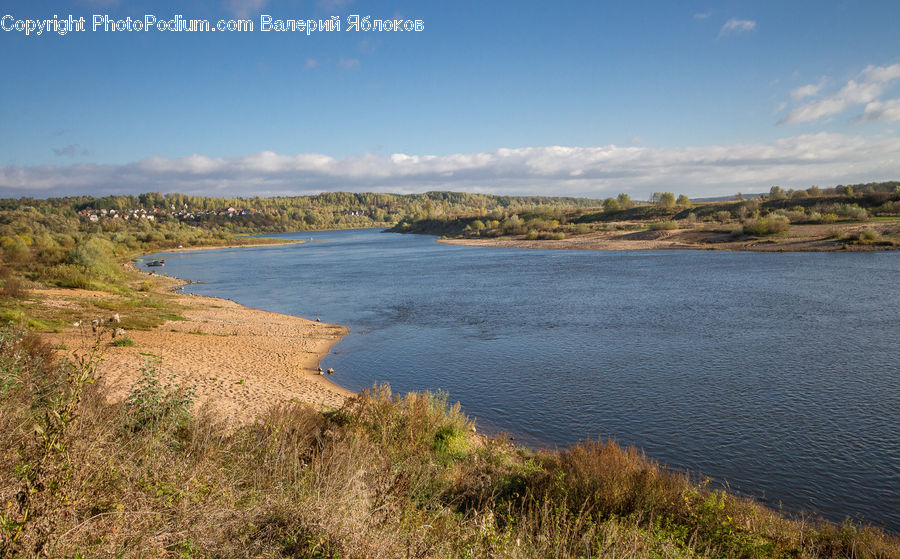 Lake, Outdoors, Water, Promontory, Beach, Coast, Sea