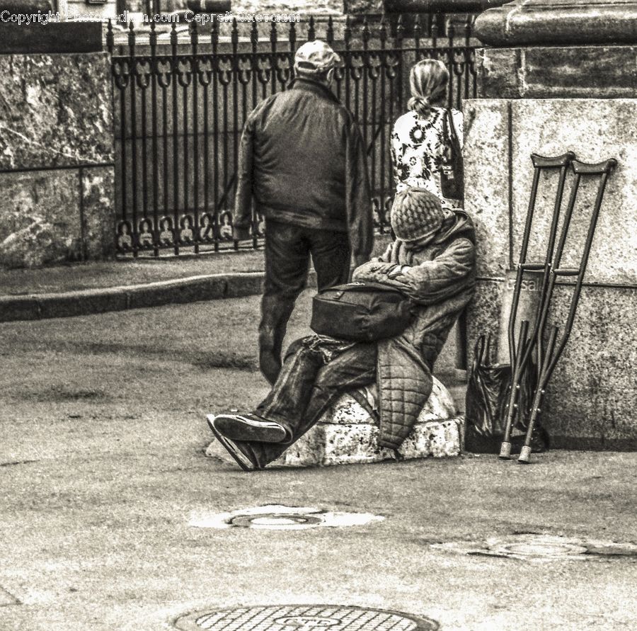 People, Person, Human, Bench, Art, Sculpture, Statue
