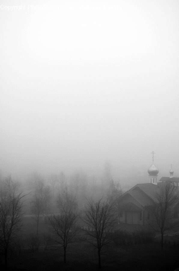 Fog, Mist, Outdoors, Countryside, Pollution, Smog, Smoke