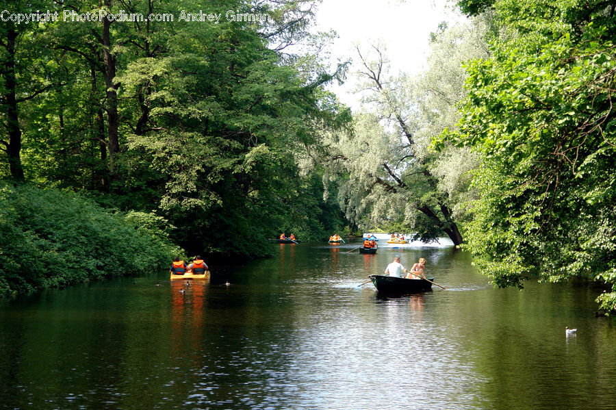 Canal, Outdoors, River, Water, Boat, Rowboat, Vessel