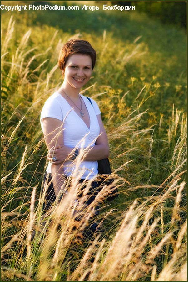 People, Person, Human, Field, Grass, Grassland, Plant