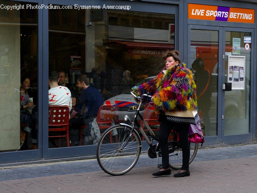 People, Person, Human, Bicycle, Bike, Vehicle, Chair