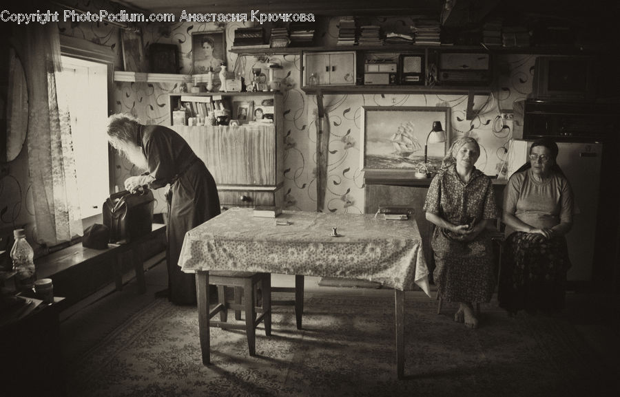 People, Person, Human, Chair, Furniture, Bar Stool, Bench