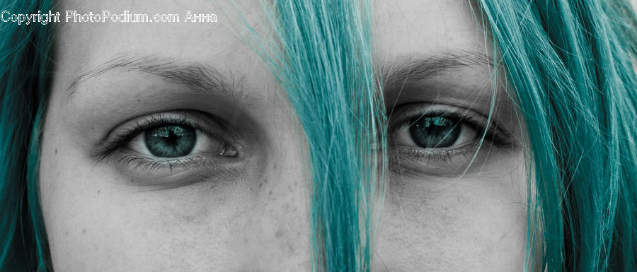Hole, Female, Person, Portrait, Head, Face
