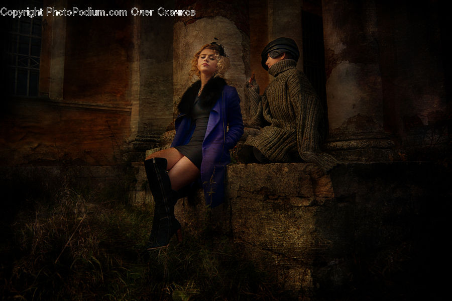 People, Person, Human, Crypt, Dungeon, Female, Girl
