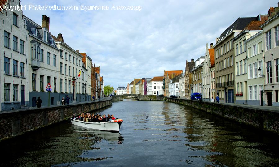 Canal, Outdoors, River, Water, Boat, Gondola, Rowboat