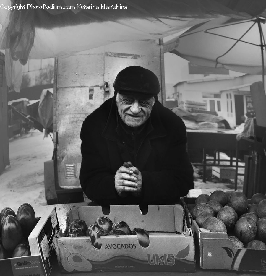 People, Person, Human, Potato, Produce, Vegetable, Box