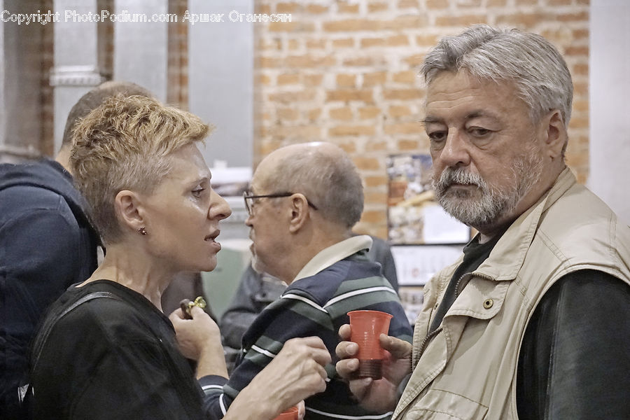 People, Person, Human, Cup, Crowd, Man, Face