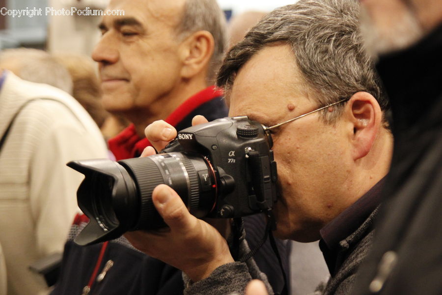 People, Person, Human, Camera, Electronics, Bag, Face