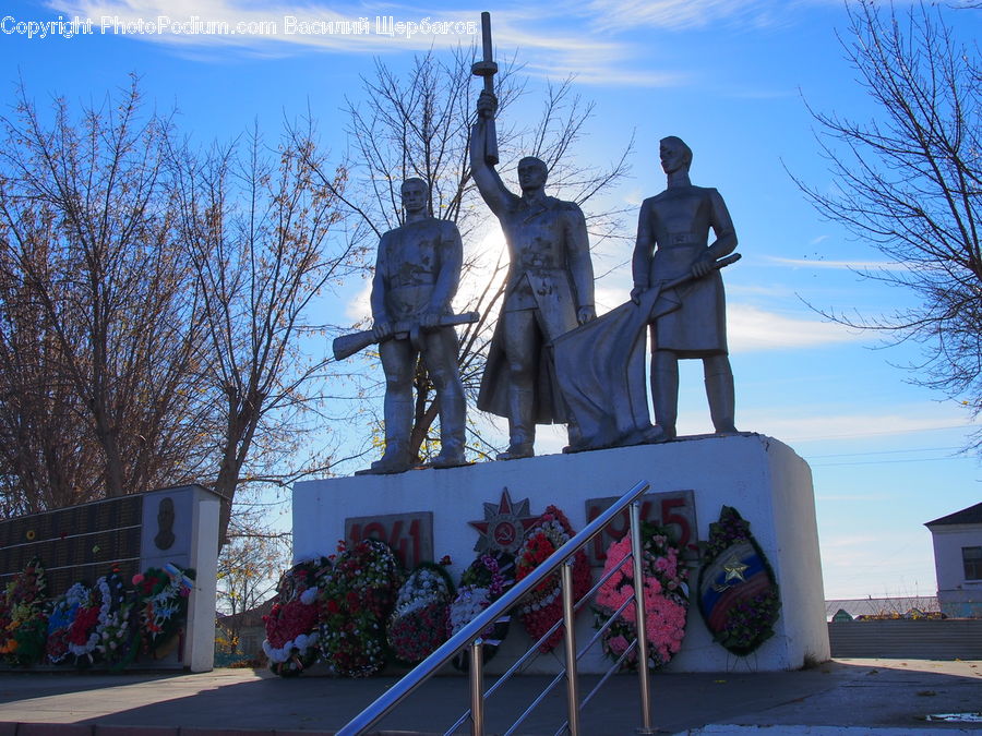 People, Person, Human, Plant, Potted Plant, Art, Sculpture