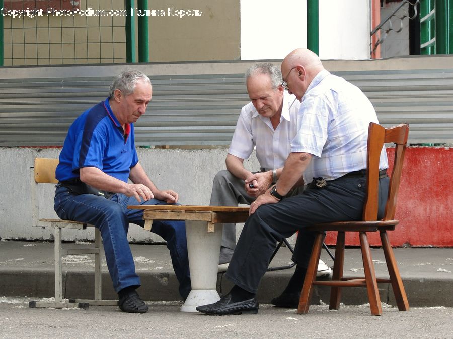 People, Person, Human, Chair, Furniture, Bench