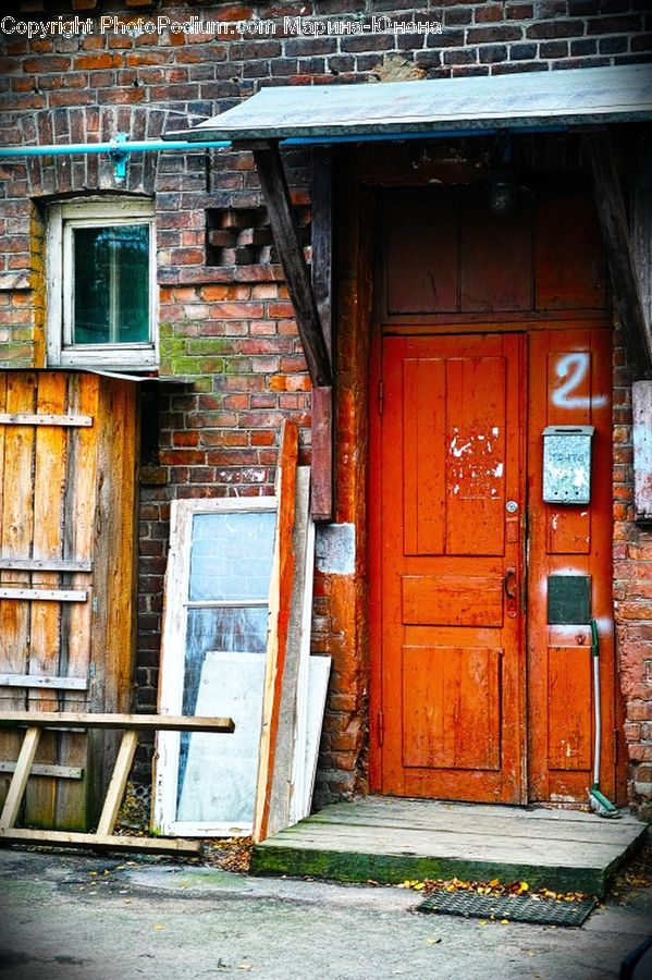 Brick, Cabin, Hut, Rural, Shack, Shelter, Arch