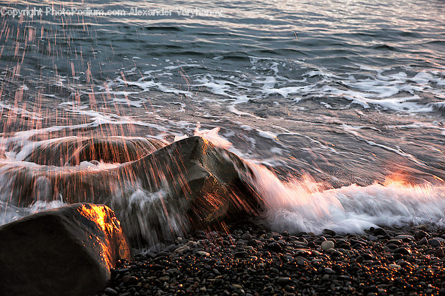 Coast, Outdoors, Sea, Water, Sea Waves, Ocean, Rock