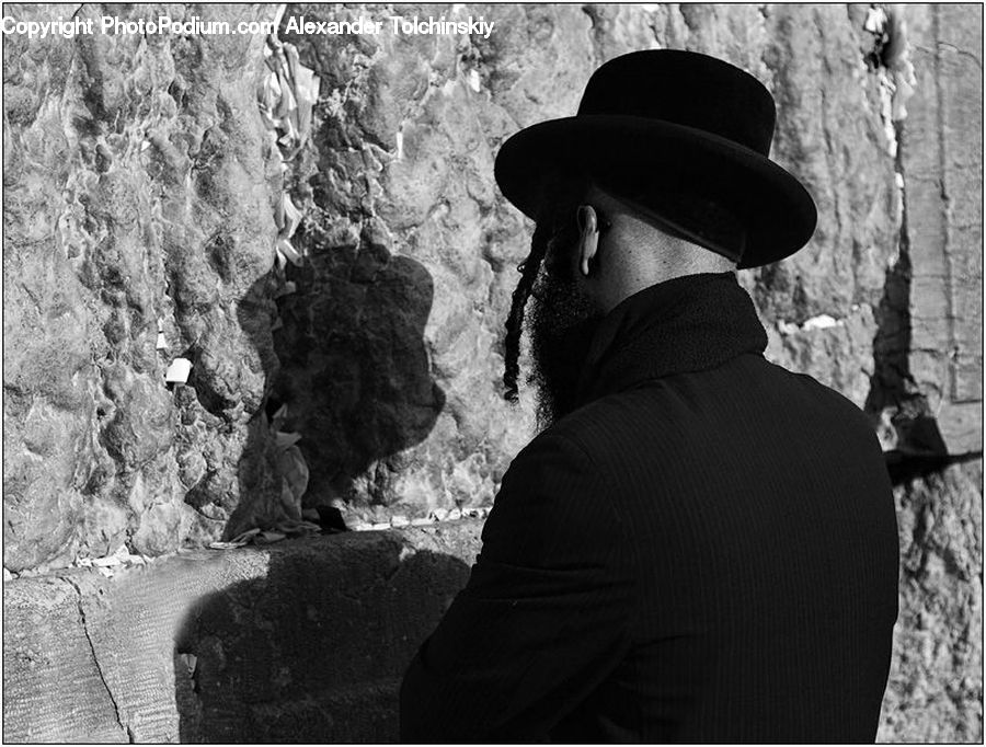 People, Person, Human, Hole, Rock, Cowboy Hat, Hat