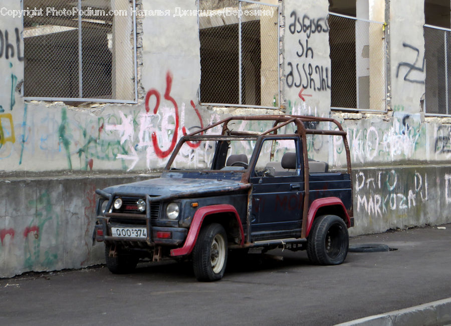 Car, Jeep, Vehicle, Suv, Fire Truck, Truck, Plant