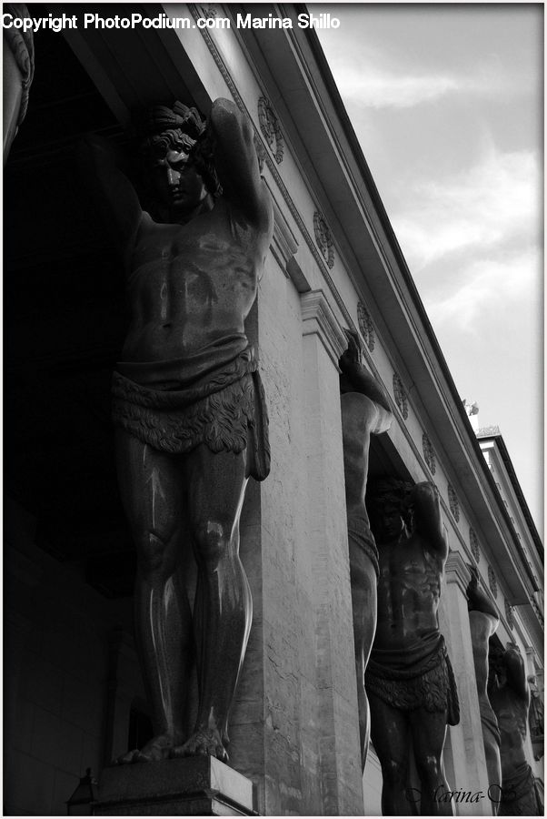People, Person, Human, Art, Sculpture, Statue, Column